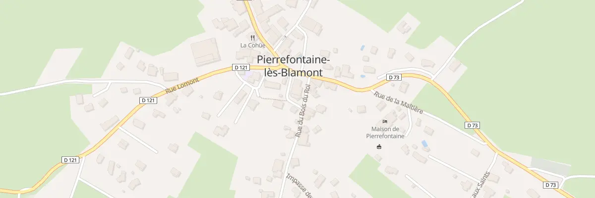 Plan du 2 Rue du Bois du Roi à Pierrefontaine-lès-Blamont