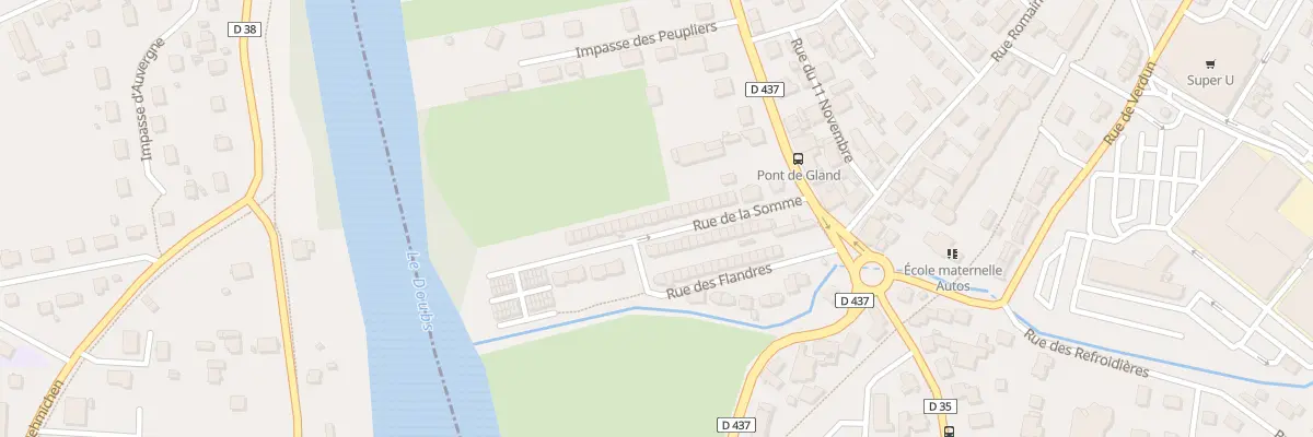 Plan du 51 Rue de la Somme à Audincourt