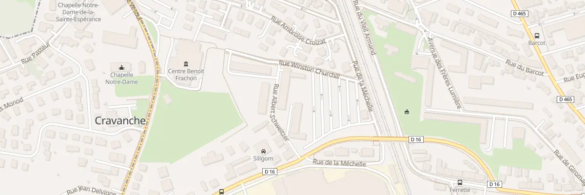 Plan du 4 Rue Docteur A. Schweitzer à Belfort