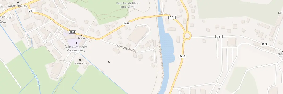 Plan du 13T Rue des Ecoles à Bavilliers