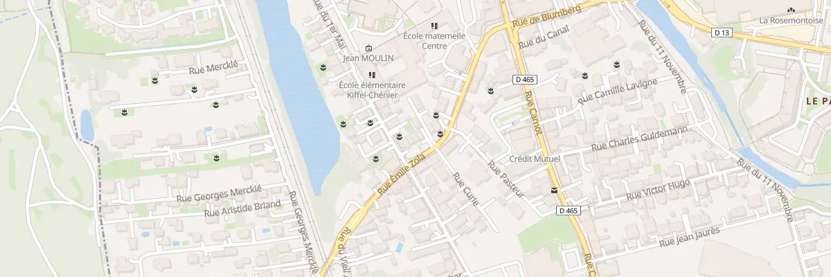 Plan du 20 Rue Emile Zola à Valdoie