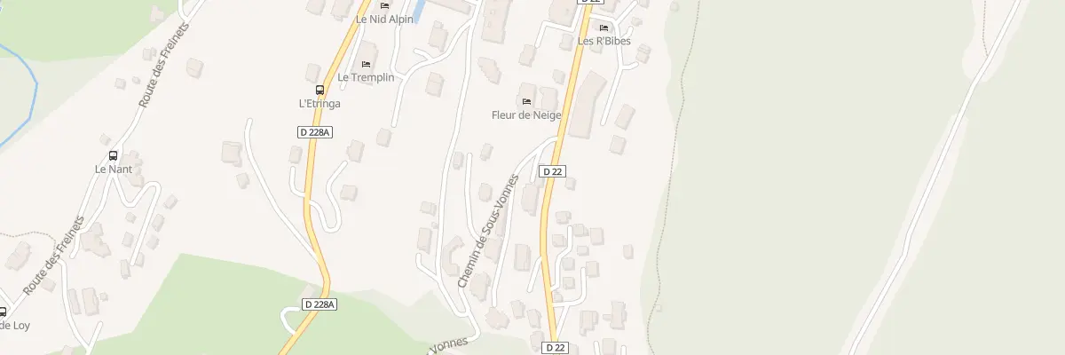 Plan du 658 Rte de Vonnes à Châtel