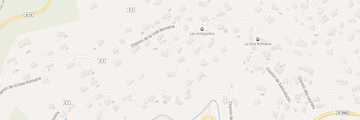 Plan du 741 Che de la Voie Romaine Vc 22 au Tignet