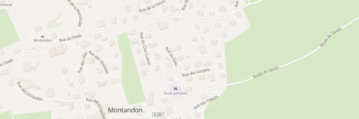 Plan du 3 Rue du Savu à Montandon