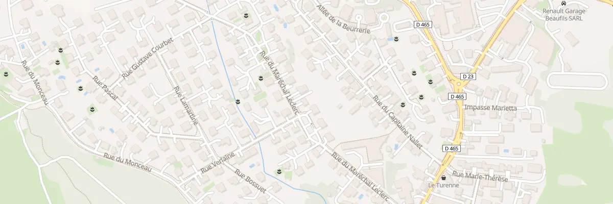 Plan du 8 Rue du Maréchal Leclerc à Valdoie