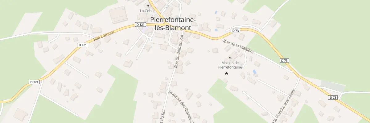 Plan du 7 Rue du Bois du Roi à Pierrefontaine-lès-Blamont