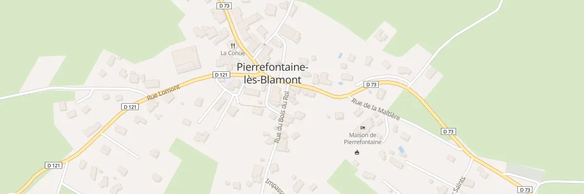 Plan du 1 Rue du Bois du Roi à Pierrefontaine-lès-Blamont