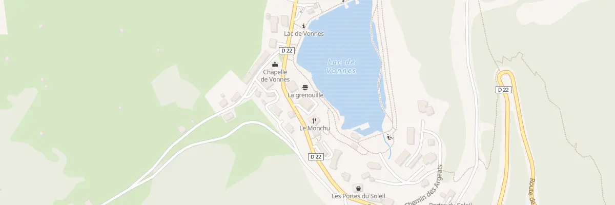 Plan du 1221 Rte de Vonnes à Châtel