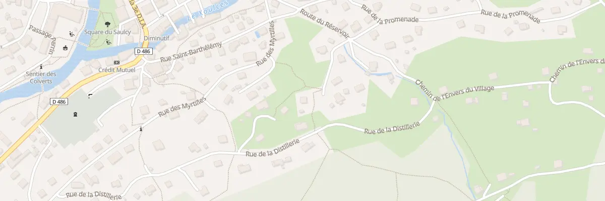 Plan du 15 Rte du Reservoir à Cornimont