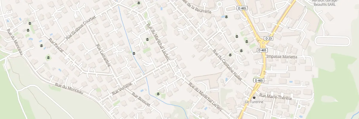 Plan du 6 Rue du Maréchal Leclerc à Valdoie