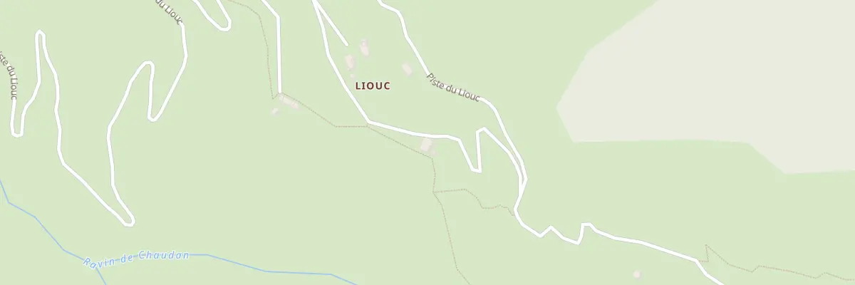 Plan du 5033 Liouc à Daluis