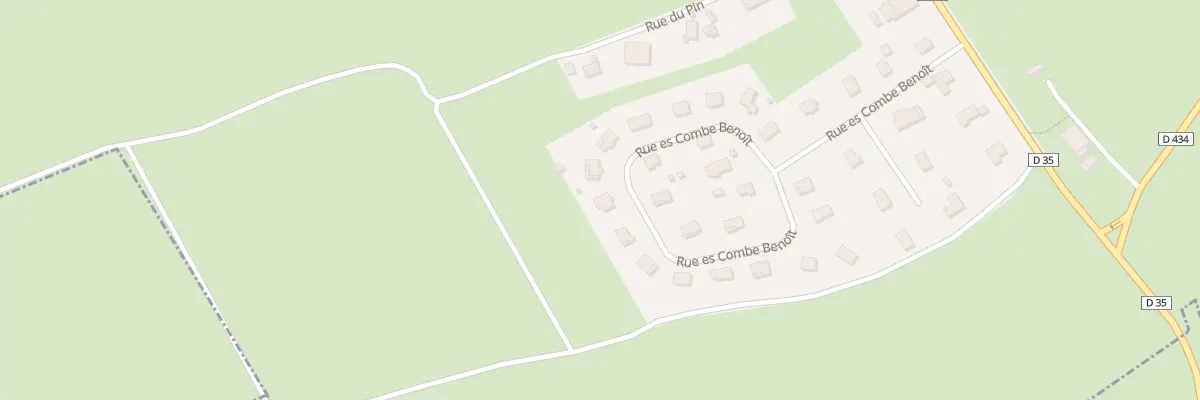 Plan du 25 Rue Es Combe Benoit à Roches-lès-Blamont