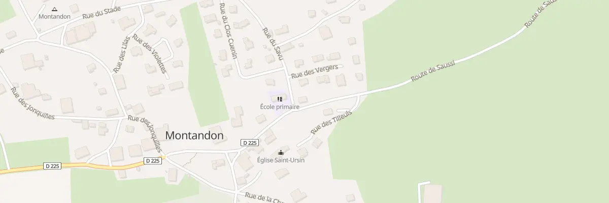 Plan du 1 Rue du Savu à Montandon