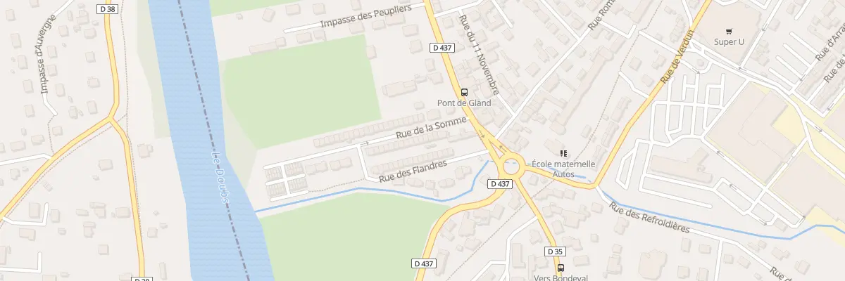 Plan du 35 Rue de la Somme à Audincourt