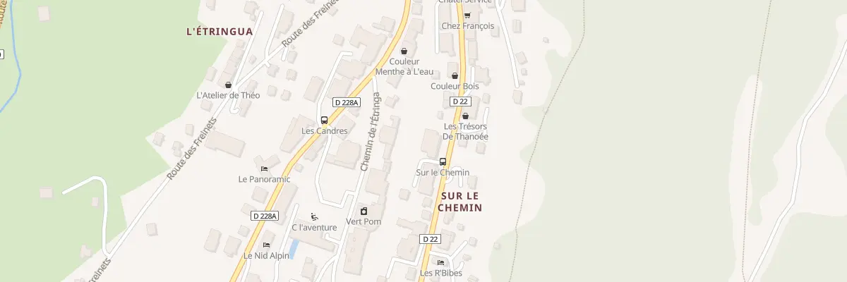 Plan du 354 Rte de Vonnes à Châtel