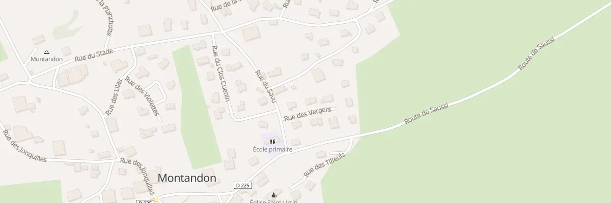 Plan du 4 Rue des Vergers à Montandon