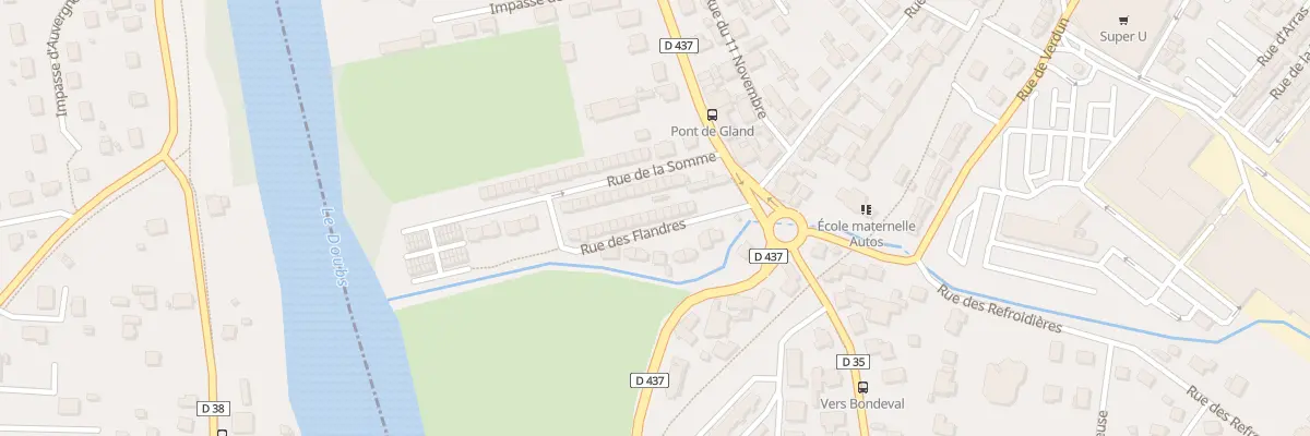 Plan du 19 Rue des Flandres à Audincourt