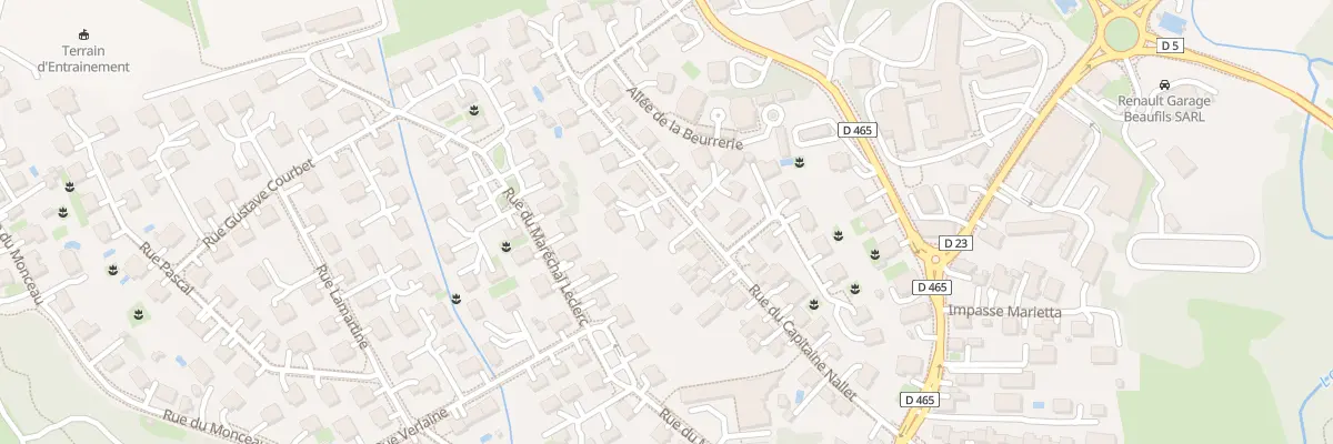 Plan du 22 Rue du Capitaine Nallet à Valdoie