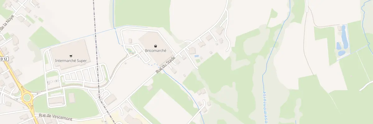 Plan du 27 Rue du Stade à Vescemont