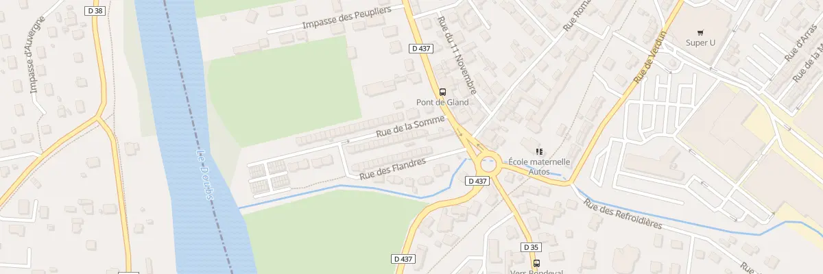 Plan du 37 Rue de la Somme à Audincourt