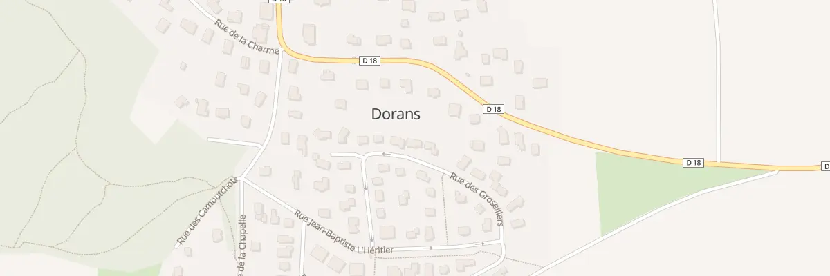 Plan du 18 Rue des Groseillers à Dorans