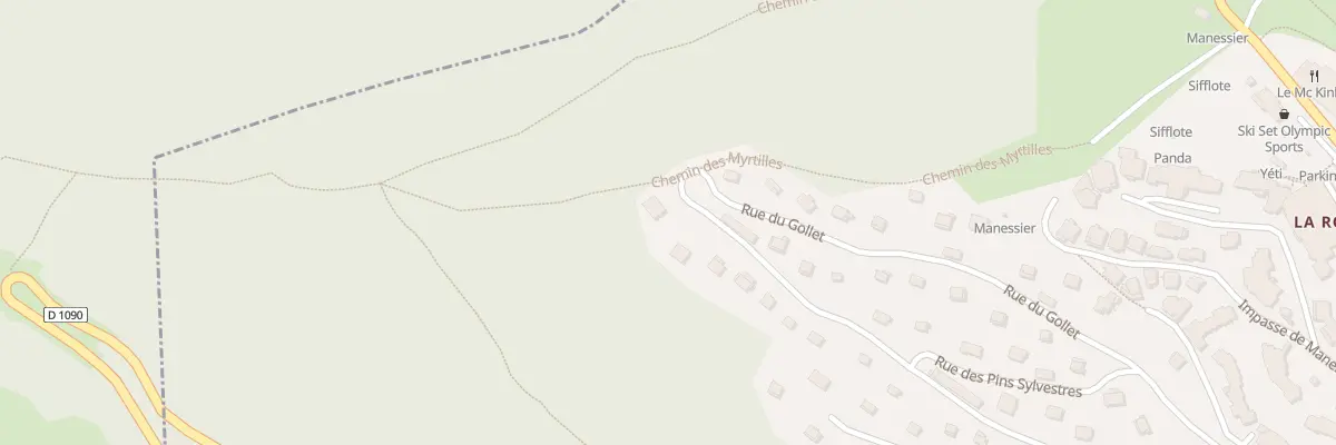 Plan du 1180 Rue du Gollet à Montvalezan