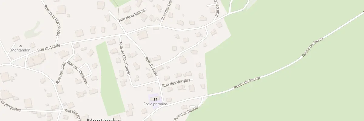 Plan du 18 Rue de Ferrière à Montandon