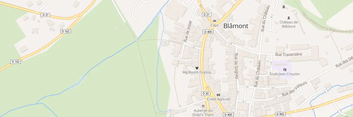 Plan du 8 Rue de Voise à Blâmont