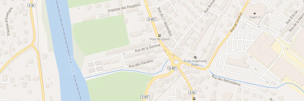 Plan du 39 Rue de la Somme à Audincourt