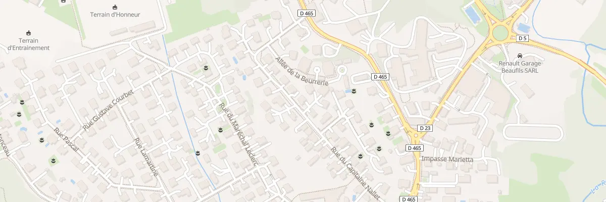 Plan du 15 Rue du Capitaine Nallet à Valdoie