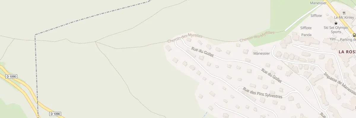 Plan du 1204 Rue du Gollet à Montvalezan