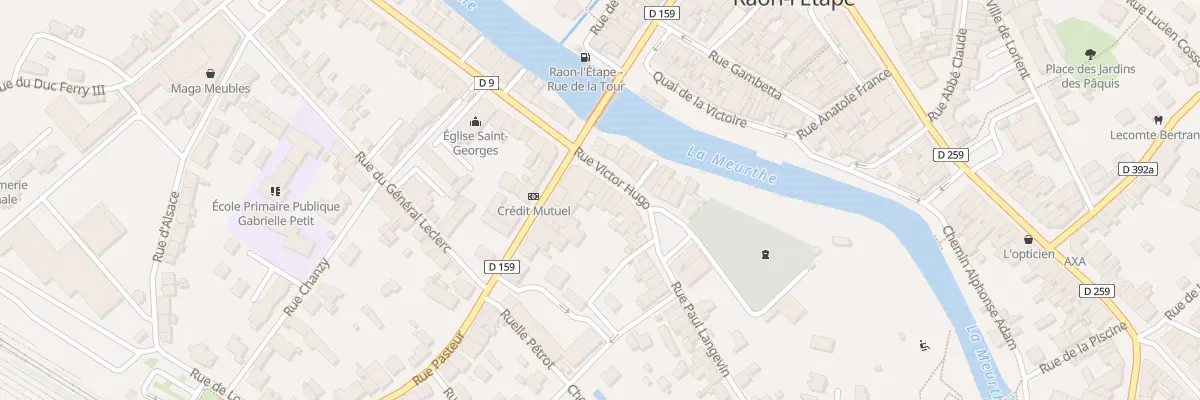 Plan du 8 Rue Victor Hugo à Raon-l’Étape