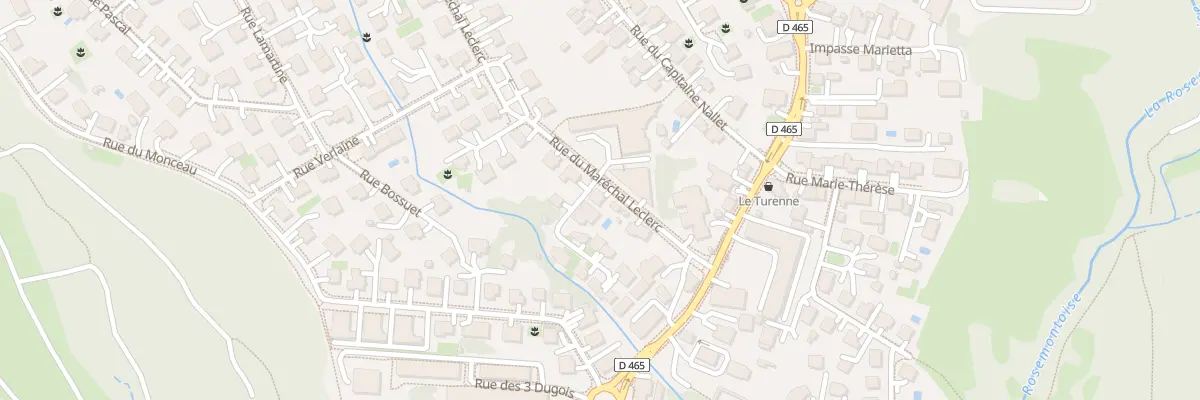Plan du 3 Rue du Maréchal Leclerc à Valdoie