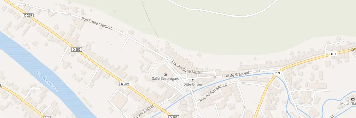 Plan du 17 Rue Adelphe Muller à Raon-l’Étape