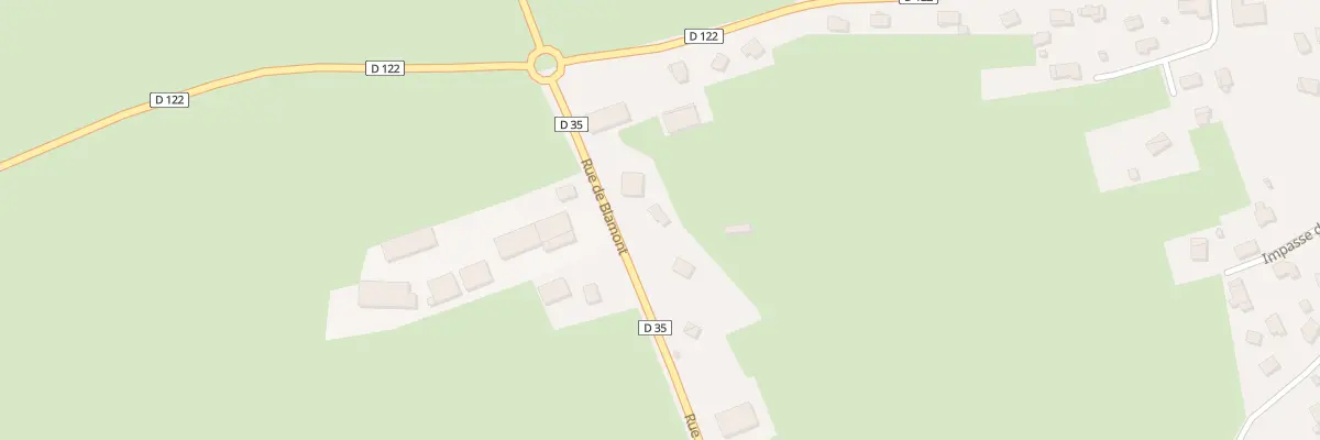 Plan du 1A Rte de Blamont à Roches-lès-Blamont