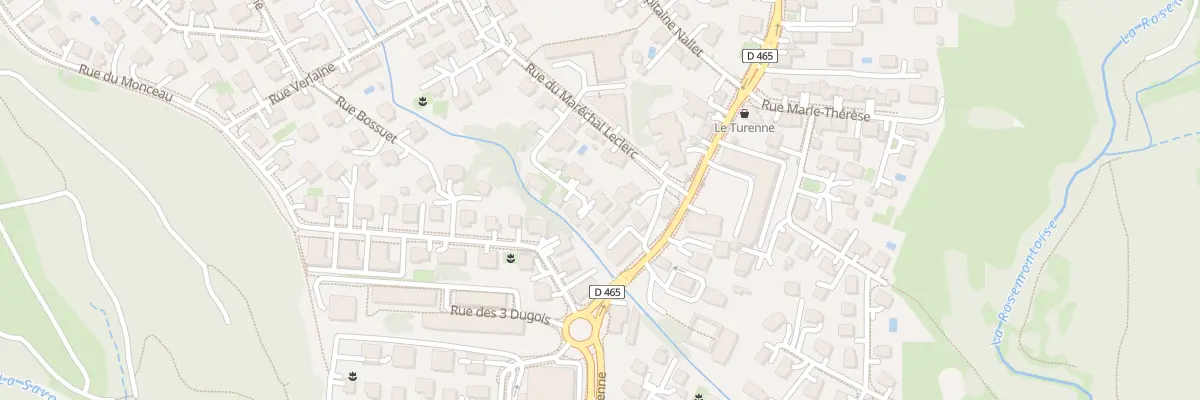 Plan du 3F Rue du Maréchal Leclerc à Valdoie