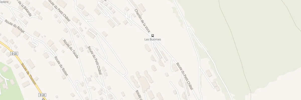 Plan du 2048 Rte du Petit Châtel à Châtel