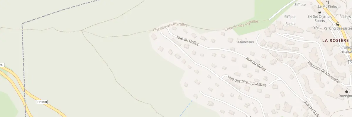 Plan du 1252 Rue du Gollet à Montvalezan