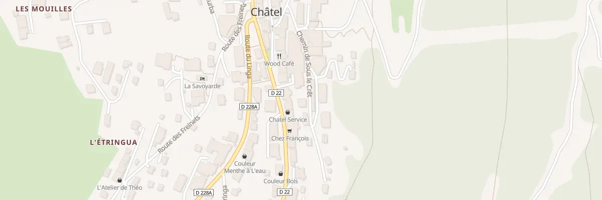 Plan du 168 Che de Sous le Crêt à Châtel