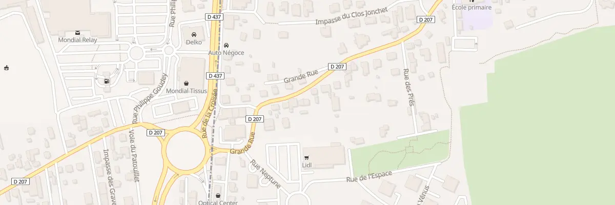 Plan du 33 Gr Grande Rue à Taillecourt