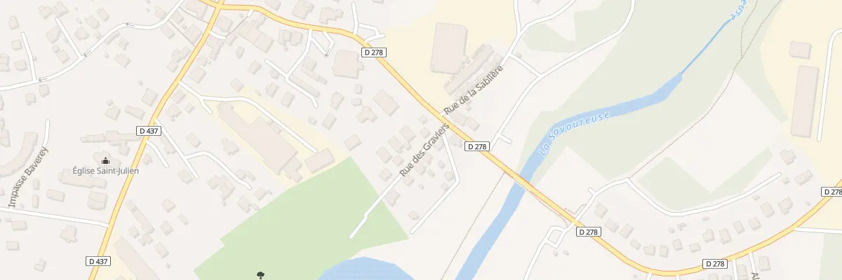 Plan du 2 Rue des Graviers à Vieux-Charmont