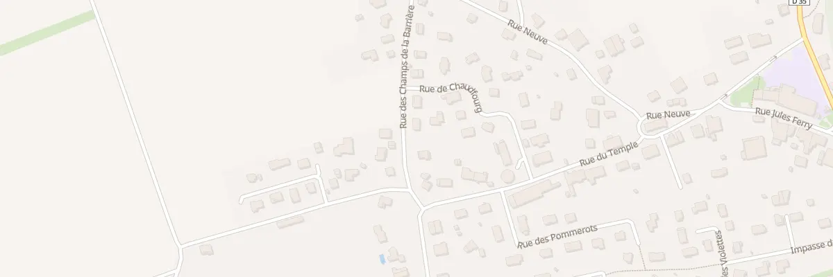 Plan du 6T Rue des Champs de la Barriere à Blamont
