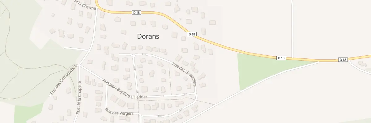 Plan du 10 Rue des Groseillers à Dorans