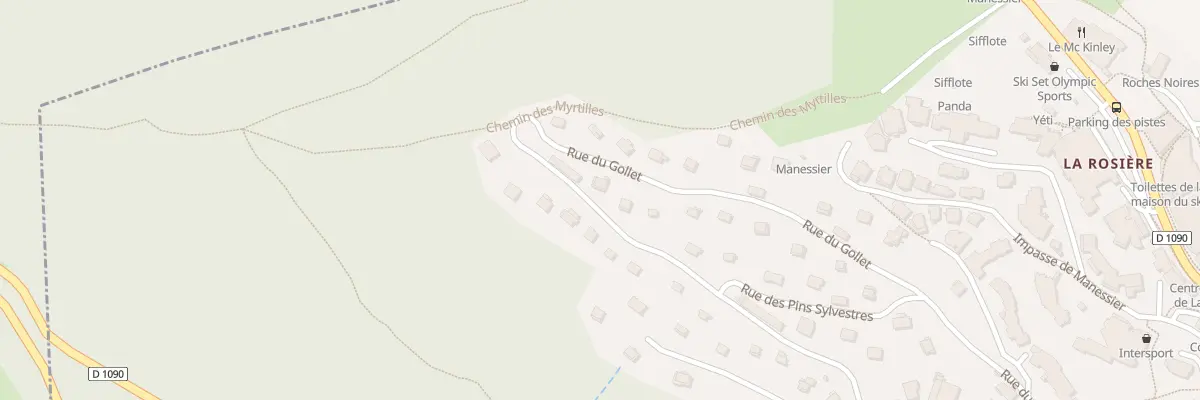 Plan du 1263 Rue du Gollet à Montvalezan
