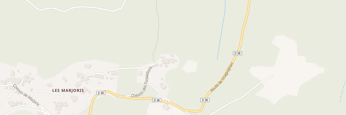 Plan du 38 Parpaillon à Tanneron