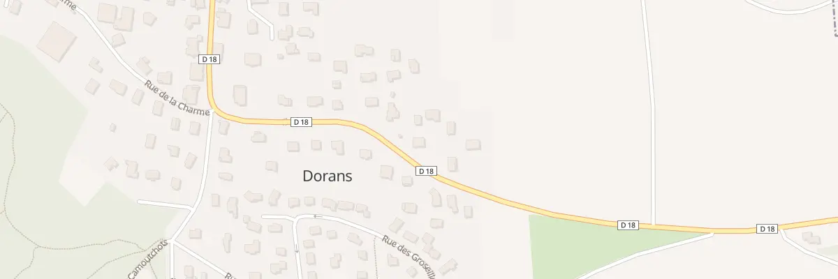 Plan du 11 Rue des Fougères à Dorans
