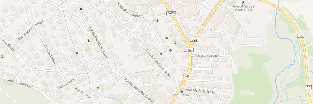 Plan du 33 Rue du Capitaine Nallet à Valdoie