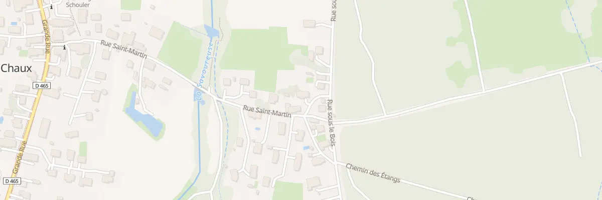 Plan du 17 Rue St Martin à Chaux