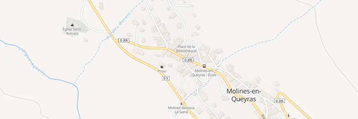 Plan du 2 Rue du Temple à Molines-en-Queyras