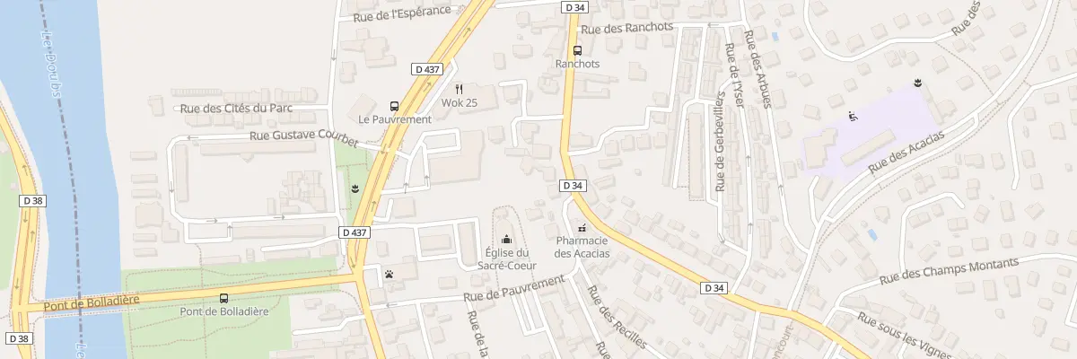 Plan du 30 Rue de Seloncourt à Audincourt